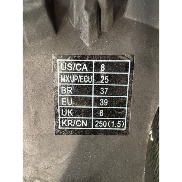 Forever 21 Black Patent Chunky Heel Ankle Boots 8 Side Zip Goth Grunge Trendy - Picture 4 of 8